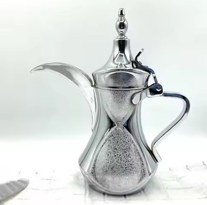 Restaurant Arabic Coffee Pot Metal Dallah for Traditional Coffee Serving Dining Use - Product Image 3