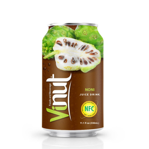 Para VINUT Premium 330ml Jugo de Noni sin azúcar Jugo de frutas y verduras OEM Proveedor de Vietnam Muestra gratis para pedidos personalizados - Product Image 1
