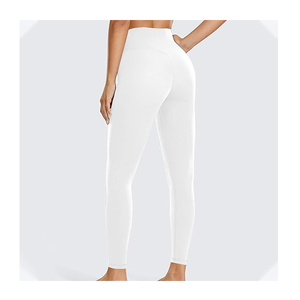 Crossover High-Waisted Flare Elastic Waist <b>Tummy</b> <b>Control</b> Quick Dry Breathable Spandex/Nylon Women Yoga Legging ECHO EDGE APPAREL - Product Image 5