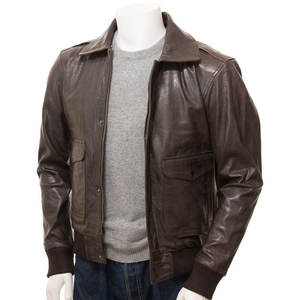 Genuine Sheep Skin Leather <b>Jacket</b> for <b>Men</b> Lightweight <b>Warm</b> Soft Leather Fashion Motorcycle Biker <b>Jacket</b> - Product Image 2