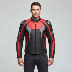 Chaqueta de Motociclismo de Invierno para Hombre, de Cuero PU, Resistente al Viento e Impermeable, Chaqueta Protectora de Motocross - Product Image 4