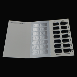 Kit de démarrage de pilulier à plaquettes multi-médicaments personnalisable en PET jetable, 7 jours, 2 doses par jour, pour emballage de médicaments - Product Image 3