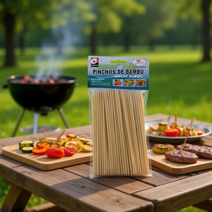 Brochetas de Bambú Reutilizables de 20 cm de Calidad Premium, Accesorios para Barbacoa - Product Image 3