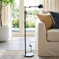 Lampe sur pied industrielle en laiton, écologique, durable et personnalisable, avec abat-jour en cage amovible, douille E27, pour la décoration moderne de la maison, Diwali