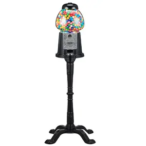 Kwang Hsieh-máquina de Gumball para fiesta, 15 pulgadas, color negro, Vintage, con soporte