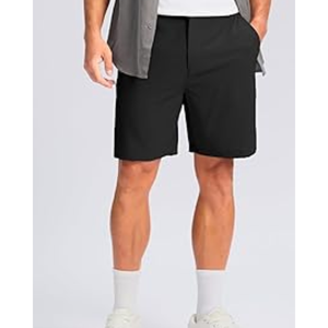 Shorts de golf décontractés pour hommes, légers, avec entrejambe de 5, 7 ou 9 pouces, extensibles, séchage rapide, avec 3 poches - Product Image 3