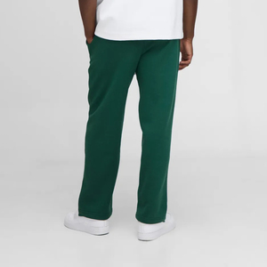Pantalon de jogging unisexe pour homme, vert, en molleton épais et coton, style streetwear, coupe oversize large et droite, jambe ouverte, personnalisé, style baggy - Product Image 2