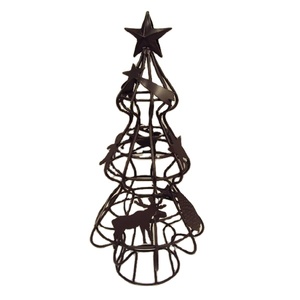 <b>Table</b> Decor Metal <b>Christmas</b> <b>Tree</b> Ornaments Decorative For Home Party X Mas Decor - Product Image 1