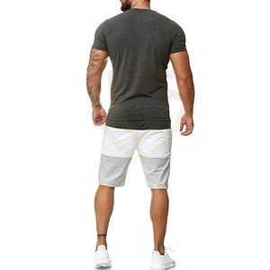 Men's Summer Streetwear Loose Fit T-Shirt and Shorts Lightweight Breathable Cotton T-Shirt and Shorts Set - Product Image 2