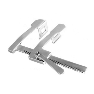 Écarteur de côtes de qualité supérieure avec 2 lames en acier inoxydable, instruments chirurgicaux réutilisables, écarteurs de côtes - Product Image 1