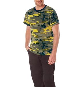 <b>White</b> Camouflage Print Short Sleeve T-<b>Shirt</b> <b>Slim</b> <b>Fit</b> O-Neck Casual Breathable Knitted Polyester Men's T-<b>Shirts</b> - Product Image 6