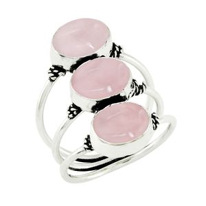 GOURIK 925 Sterling Silver Natural <b>Tiger</b> <b>Eye</b> Triple Band <b>Ring</b> Bezel Set Vintage Oxidized Plating Bohemian Style Unisex Everyday - Product Image 6