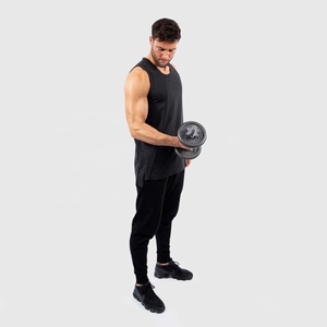 New Custom <b>Men's</b> Knitted Regular Fit Sports Fitness <b>Sleeveless</b> T-Shirt Plain <b>Sleeveless</b> Shoulder Casual Style 100% Cotton <b>Tshirt</b> - Product Image 6