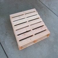 Palette Euro robuste ISPM 15 traitée thermiquement, palette en bois industrielle pour l'exportation, solutions d'expédition pour la logistique et l'entreposage