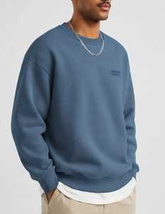 Sweat-shirt décontracté imprimé pour homme Oneten, col rond, manches longues, coupe ample, 100 % polyester, gris, pour le printemps - Product Image 4