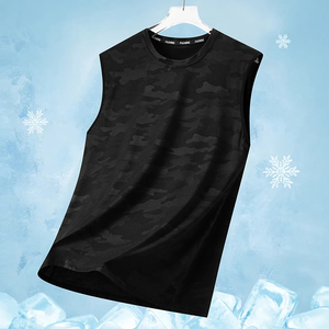 Camiseta Deportiva para Hombre, Transpirable, Absorbente de Humedad, Ropa Deportiva de Poliéster, Fabricante OEM - Product Image 1