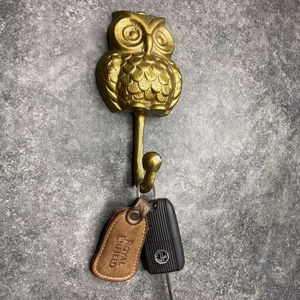 Tree of Life Wall Mounted Key Rack <b>Decorative</b> Aluminium <b>Hook</b> Green Leaf <b>Coat</b> Hanger Home Entryway Decor Portable Handmade Modern - Product Image 5