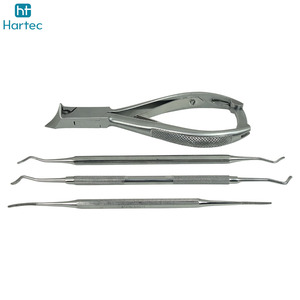 Kit d'outils de podologie au design le plus récent, 4 pièces, outils de soin des pieds, lime à ongles, coupe-ongles, instruments de podologie en acier inoxydable - Product Image 2