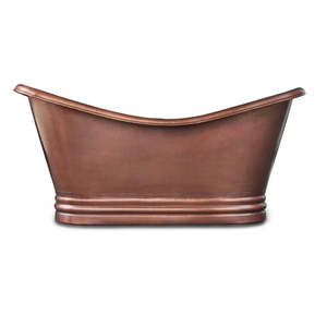 Bañera de Cobre Puro Hecha a Mano, Diseño Martillado, Estilo Tradicional, Forma Ovalada, Antigua, de Alta Gama - Product Image 4