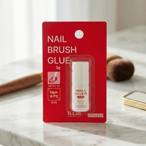 [K-ESSENTIALS] Colle à ongles à prise rapide 3g, application au pinceau, professionnelle, longue tenue pour faux ongles, adhésif pour pose sur pression - Product Image 2