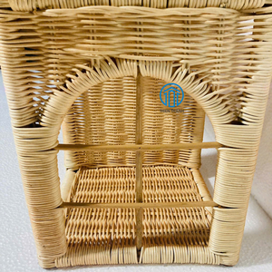 Nuevo Estante de Pared de Mimbre Tejido para Decoración de Habitaciones Infantiles, Diseño Natural, Ecológico, Proveedor Mayorista de Muebles - Product Image 6