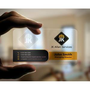 Cartes de visite personnalisées en PVC avec marquage à chaud, parfaites pour les entreprises et les équipes de vente - Product Image 3