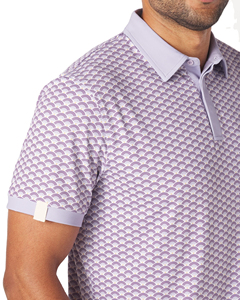 Polo de golf pour homme à manches courtes, 100 % haute qualité, personnalisé, séchage rapide, performance, coupe ajustée, sublimation. - Product Image 4