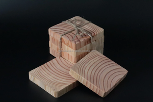 Juego de posavasos de madera de pino de primera calidad, posavasos duraderos hechos a mano para bebidas, decoración elegante para el hogar y la Oficina para decoración de cocina - Product Image 3