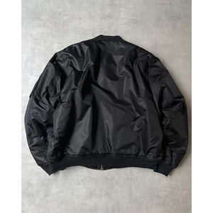 OEM Wholesale <b>Men's</b> Solid Color <b>Suede</b> Bomber <b>Jacket</b> for Winter Custom Logo Multi-Pocket Loose Zipper Casual Embroidered - Product Image 2