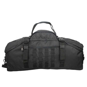 Sac de voyage en nylon en forme de baril avec fermeture éclair et sangles amovibles, grande capacité, style décontracté unisexe - Product Image 2