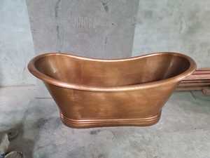 Bañera de cobre antigua, moderna, hecha a mano, diseño de lujo, calidad Premium, para el hogar y Hotel - Product Image 3