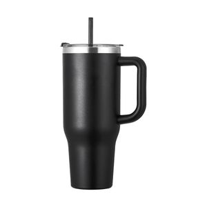 Borraccia Sportiva Isolata in Acciaio Inox da 40 oz, Tazza da Caffè a Doppia Parete con Coperchio per Viaggi, Campeggio e Idratazione in Palestra - Product Image 1
