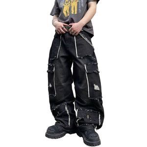 กางเกงยีนส์เดนิมทรงสกินนี่ฟิต ยืดได้ ผู้ชาย สวมใส่สบายทุกวัน ขายส่ง - Product Image 1