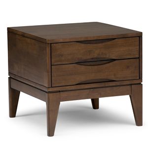 Tavolo Console Harper in Noce Marrone, Design Elegante per Tavolino d'Appoggio - Product Image 1