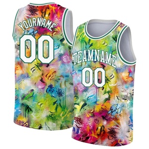 Jersey de Baloncesto Personalizado para Hombre y Mujer, Unisex, Transpirable, Talla Grande, 100% Poliéster, Absorbe la Humedad, Secado Rápido, Suministro de Fábrica - Product Image 2