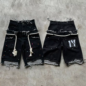 Hot Sale Unisex Comfortable Premium Double Waist <b>Canvas</b> Shorts Solid Casual Streetwear OEM Service Custom Private Label <b>Plain</b> - Product Image 1