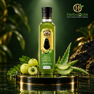 Producto para el Cuidado Diario del Cuero Cabelludo con Fórmula Ligera, Estilo Orgánico OEM, Aceite Capilar de AMLA y ALOE VERA, Cuidado Capilar Herbal Nutritivo - Product Image 4