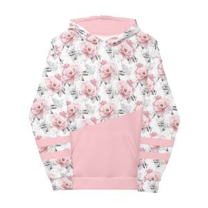 Sweat à capuche pour femme en coton/polyester avec logo personnalisé en gros, lavage à l'acide, broderie 3D, pull court - Product Image 5