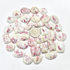 Cinabrio Natural, Piedras Preciosas Sueltas, Formas Mixtas, Cabujones Pulidos, para Joyería, Venta al Por Mayor, Piedras a Granel - Product Image 3