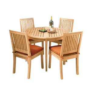 Natural Eco-Friendly Coffee <b>Table</b> Teak Wood <b>Garden</b> <b>Round</b> <b>Table</b> Restaurant Sets Manufacturing In Indonesia - Product Image 5