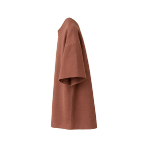 T-shirt en coton oversize délavé unisexe à col rond et manches courtes, imprimé, style streetwear décontracté - Product Image 5