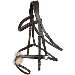 Bridon sans bit OEM en PVC et cuir, équipement d'équitation, type de rênes Western, modèle en nylon pour la course, directement de l'usine - Product Image 1