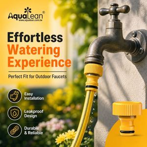 Adaptateur de robinet pour tuyau d'arrosage extérieur, irrigation de jardin, connexion rapide durable, 1/2 pouce, 80 PSI, fabriqué à Taïwan - Product Image 4