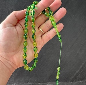 Tasbih de Resina de Moda para la Oración Religiosa Musulmana y Reflexión del Ramadán, Rosarios Hechos a Mano, Tasbih Colorido - Product Image 1