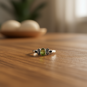 2.2 Grams Fine <b>Peridot</b> <b>Ring</b> - Product Image 3