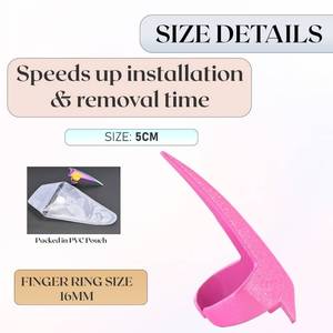 Premium Hair Parting Tool Professional Hair Sectioning <b>Accessory</b> For Hair Extension Hair Coloring And Styling - Product Image 3