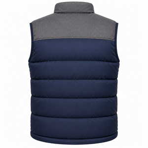 Chaleco Acolchado de Invierno para Hombre, Cuello Alto, Sin Mangas, Transpirable, de Secado Rápido, Ecológico, Cortavientos, con Cierre - Product Image 2