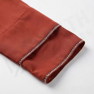 ชุดกิโมโนแบบ OEM ปี 2025 เสื้อคลุมอาบายะ ผ้าโพลีเอสเตอร์เนื้อนุ่ม ยืดหยุ่นสูง หนาขึ้น สำหรับผู้หญิงมุสลิม คอวี แขนยาว เหมาะสำหรับงานปาร์ตี้ รอมฎอน งานแต่งงาน - Product Image 5