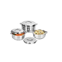 Premium-Qualität Edelstahl Flora Hot Pot Auflauf mit Deckel Long Lasting Food Warmer Hot Pot
