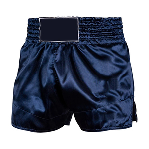 Shorts de boxe pour hommes en satin blanc, taille haute, élastiques, respirants, couleur unie, décontractés, 100% soie - Product Image 6